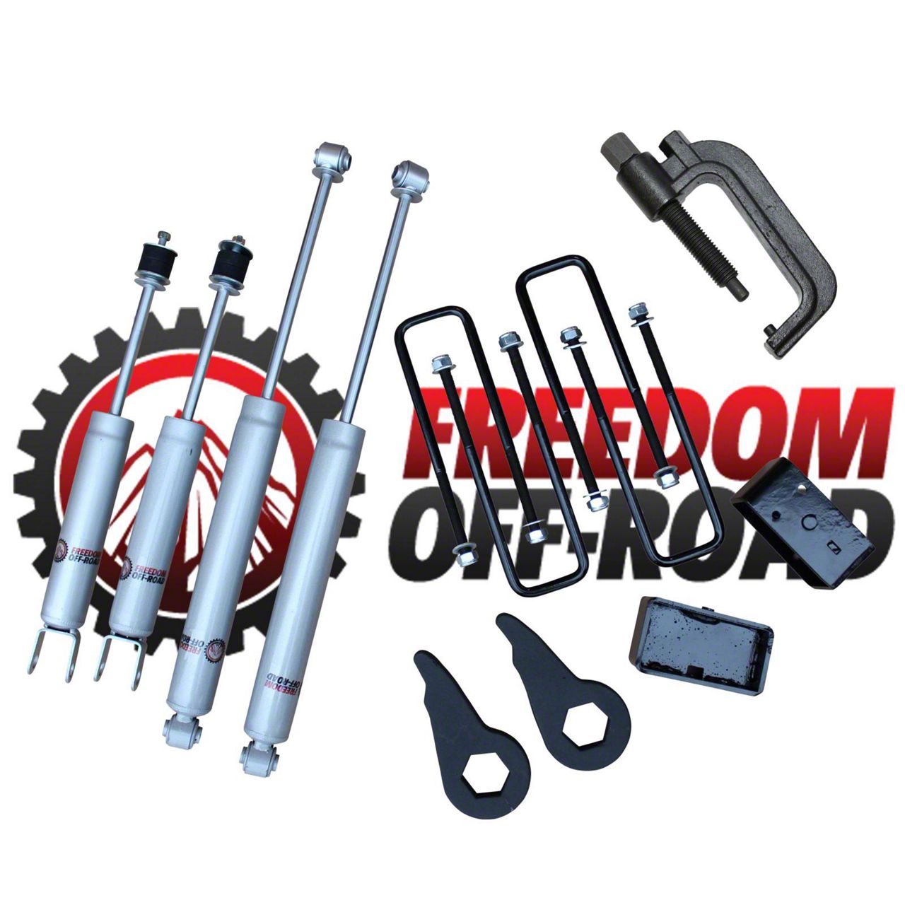 Freedom Offroad Silverado 1500 1 to 3Inch Leveling Kit Torsion Keys