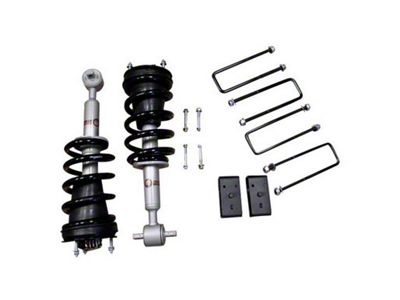Freedom Offroad 3-Inch Front Lift Struts with Rear Lift Blocks (19-25 Silverado 1500)