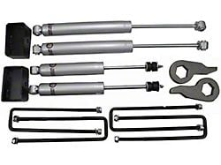 Freedom Offroad 1 to 3-Inch Front Torsion Key Leveling Kit with Shocks (07-10 Silverado 3500 HD)