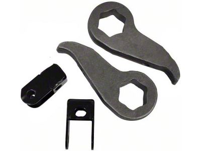 Freedom Offroad 1 to 3-Inch Front Torsion Key Leveling Kit with Shock Extenders (20-25 Silverado 3500 HD)