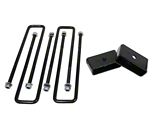 Freedom Offroad 2-Inch Rear Lift Blocks with Extended U-Bolts (11-26 Silverado 3500 HD)