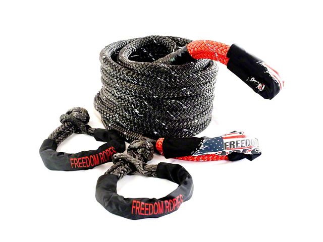 Power Ranger Ropes Freedom Ropes Ranger 1/2-Inch Synthetic Soft Shackles; Black 1/2SS ...