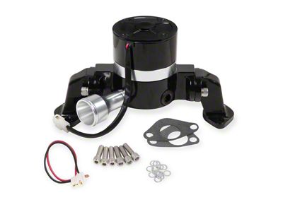 Frostbite Electic Water Pump; 35GPM; Black (01-06 8.1L Silverado 3500 HD)
