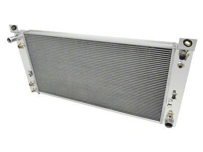 Frostbite Aluminum CrossFlow Radiator with Transmission Oil Cooler; 3-Row (07-11 Tahoe, Excluding 6.2L)