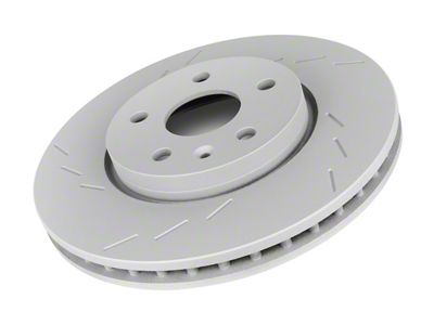 Frozen Rotors Slotted 6-Lug Rotor; Front Passenger Side (93-96 2WD Dakota w/ Rear Wheel ABS)