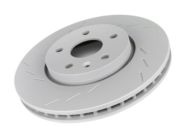 Frozen Rotors Slotted 7-Lug Rotor; Front Driver Side (04-08 4WD F-150)