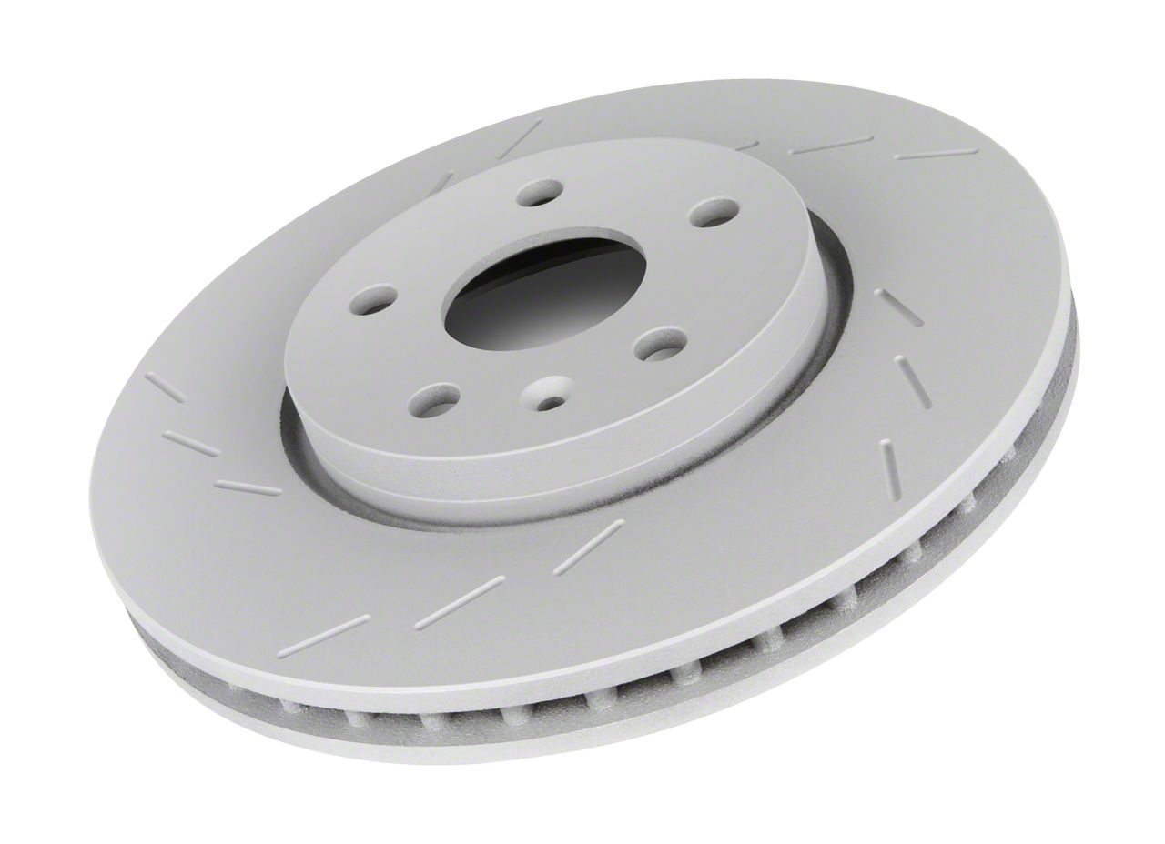 Frozen Rotors Slotted 6-Lug Rotor; Front Driver Side (21-24 F-150)