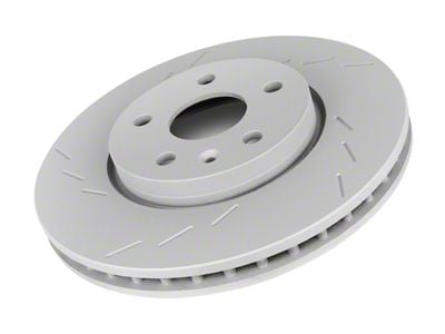 Frozen Rotors Slotted 6-Lug Rotor; Front Driver Side (19-24 RAM 1500, Excluding TRX)