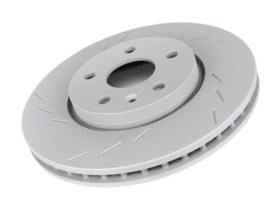 Frozen Rotors Slotted 8-Lug Rotor; Front Passenger Side (09-24 RAM 2500)