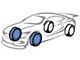 Frozen Rotors Vented 6-Lug Rotor; Front (99-06 Silverado 1500 w/ Rear Disc Brakes)