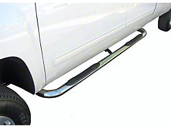 3-Inch Round Side Step Bars; Stainless Steel (19-26 Ranger SuperCrew)