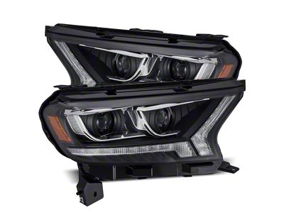 PRO-Series Projector Headlights; Black Housing; Clear Lens (19-23 Ranger)