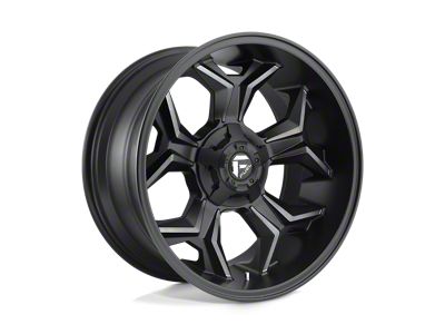 Fuel Wheels Avenger Matte Black with Double Dark Tint 5-Lug Wheel; 20x9; 1mm Offset (02-08 RAM 1500, Excluding Mega Cab)