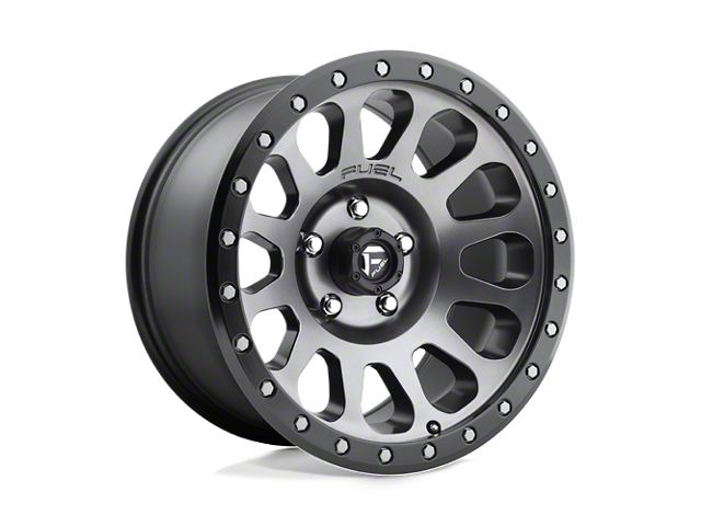 Fuel Rims 2500 Fuel Wheels Silverado 2500 Vector Matte Gunmetal with Black Bead Ring 8 ...