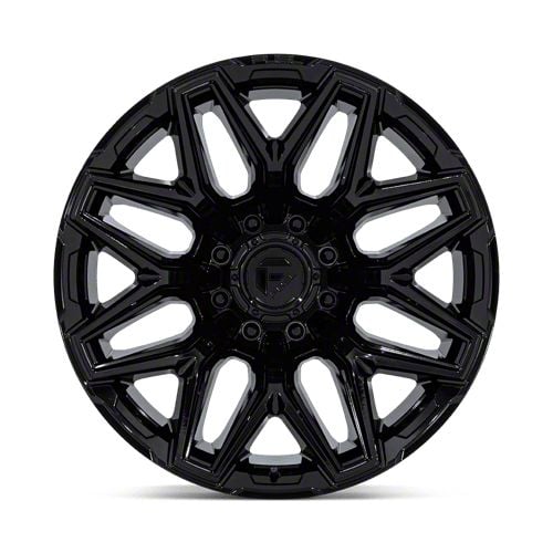 FWL18EX-N 20本(FUKA) Fuel Wheels F-150 Flux Blackout 6-Lug Wheel; 20x10; -18mm