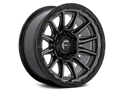 Fuel Wheels Piston Matte Gunmetal with Gloss Black Lip 6-Lug Wheel; 20x10; -18mm Offset (24-25 Ranger)