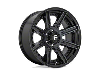 Fuel Wheels Rogue Gloss Machined Double Dark Tint 5-Lug Wheel; 20x9; 1mm Offset (94-01 RAM 1500)