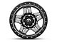 Fuel Wheels Anza Anthracite with Black Ring 6-Lug Wheel; 20x9; 20mm Offset (14-18 Silverado 1500)