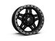 Fuel Wheels Anza Matte Black w/ Anthracite Ring 6-Lug Wheel; 17x8.5; 6mm Offset (04-22 F-150)