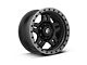 Fuel Wheels Anza Matte Black w/ Anthracite Ring 6-Lug Wheel; 17x8.5; 6mm Offset (04-22 F-150)