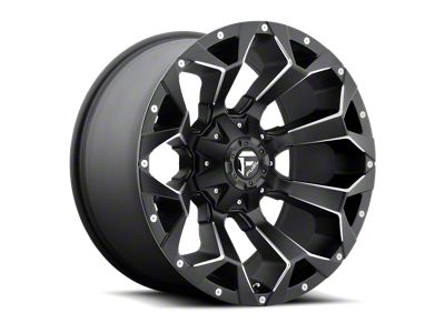 Fuel Wheels Assault Matte Black Milled 5-Lug Wheel; 15x8; -16mm Offset (02-08 RAM 1500, Excluding Mega Cab)