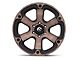 Fuel Wheels Beast Matte Black Machined with Dark Tint 6-Lug Wheel; 20x10; -18mm Offset (07-13 Silverado 1500)
