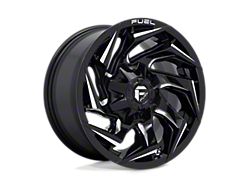 Fuel Wheels Reaction Gloss Black Milled 6-Lug Wheel; 20x9; 8mm Offset (15-22 Canyon)