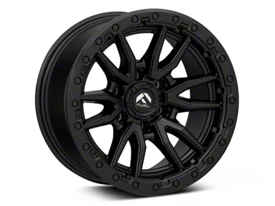 Fuel Wheels Rebel Matte Black 6-Lug Wheel; 18x9; 1mm Offset (15-22 Canyon)