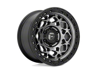 Fuel Wheels Unit Gunmetal with Matte Black Ring 6-Lug Wheel; 17x9; 1mm Offset (15-22 Canyon)