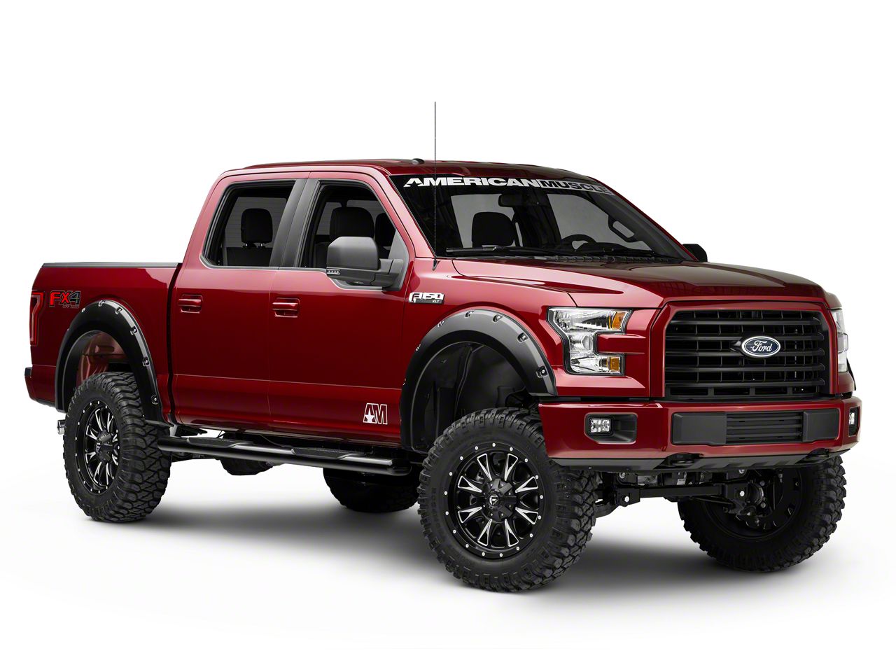 Fuel Wheels F150 Throttle Black Milled 6Lug Wheel; 20x9 T527110 (04