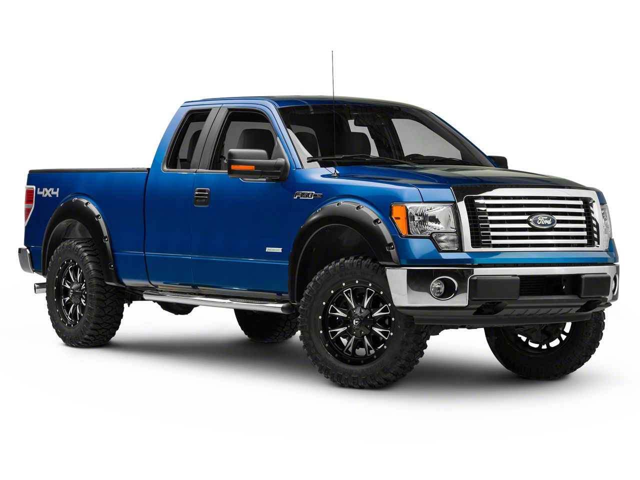 Fuel Wheels F150 Throttle Black Milled 6Lug Wheel; 20x9 T527110 (04