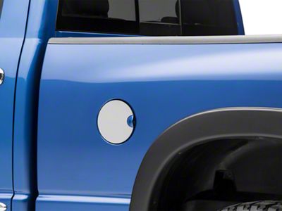 Gas Door Cover Trim; Stainless Steel (02-08 RAM 1500)