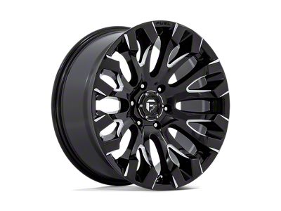 Fuel Wheels Quake Gloss Black Milled 6-Lug Wheel; 20x9; 1mm Offset (21-25 F-150)