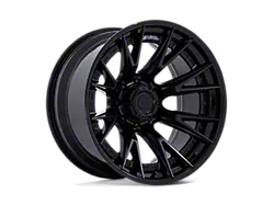 Fuel Wheels Catalyst Matte Black with Gloss Black Lip 8-Lug Wheel; 20x10; -18mm Offset (23-25 F-250 Super Duty)