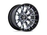 Fuel Wheels Catalyst Chrome with Gloss Black Lip 8-Lug Wheel; 20x9; 1mm Offset (23-26 F-350 Super Duty SRW)