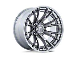 Fuel Wheels Catalyst Platinum with Chrome Lip 8-Lug Wheel; 22x12; -44mm Offset (23-26 F-350 Super Duty SRW)
