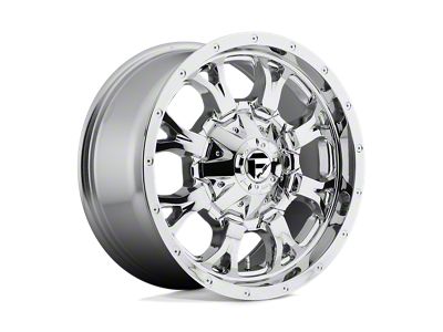 Fuel Wheels Krank Chrome 8-Lug Wheel; 20x10; -12mm Offset (20-25 Sierra 3500 HD SRW)