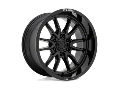 Fuel Wheels Clash Gloss Black 6-Lug Wheel; 20x10; -18mm Offset (19-25 Silverado 1500)