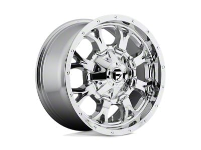 Fuel Wheels Krank Chrome 8-Lug Wheel; 20x9; 1mm Offset (20-25 Silverado 2500 HD)