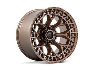 Fuel Wheels Charger Platinum Bronze 8-Lug Wheel; 22x12; -44mm Offset (20-25 Silverado 3500 HD SRW)