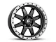 Fuel Wheels Trophy Matte Black with Anthracite Ring 5-Lug Wheel; 17x8.5; -6mm Offset (09-18 RAM 1500)