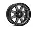 Fuel Wheels Trophy Matte Anthracite w/ Black Ring 6-Lug Wheel; 18x9 (15-20 F-150)