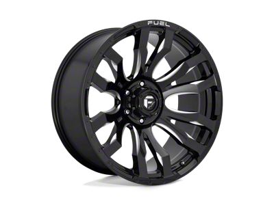 Fuel Wheels Blitz Gloss Black Milled 8-Lug Wheel; 18x9; 20mm Offset (01-06 Sierra 2500 HD)