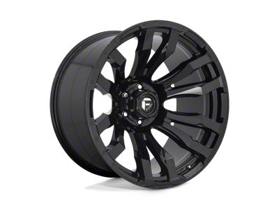 Fuel Wheels Blitz Gloss Black 8-Lug Wheel; 17x9; 1mm Offset (01-06 Sierra 3500 HD SRW)