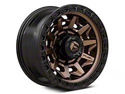 Fuel Wheels Covert Matte Bronze with Black Bead Ring 8-Lug Wheel; 17x9; 1mm Offset (01-06 Sierra 3500 HD SRW)