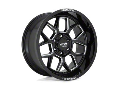 Fuel Wheels Lethal Chrome with Gloss Black Lip 8-Lug Wheel; 20x10; -19mm Offset (01-06 Sierra 3500 HD SRW)