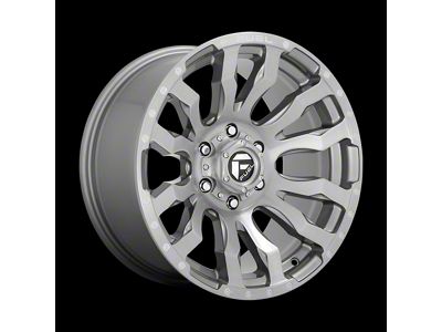 Fuel Wheels Blitz Gloss Black Milled 8-Lug Wheel; 18x9; 1mm Offset (01-06 Silverado 2500 HD)