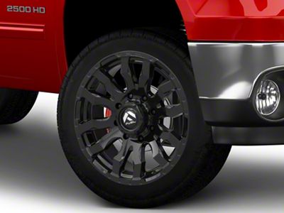 Fuel Wheels Blitz Gloss Black 8-Lug Wheel; 22x10; -18mm Offset (01-06 Silverado 2500 HD)