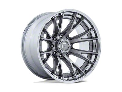 Fuel Wheels Catalyst Platinum with Chrome Lip 8-Lug Wheel; 20x10; -18mm Offset (01-06 Silverado 2500 HD)