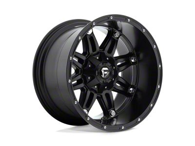 Fuel Wheels Hostage Matte Black 8-Lug Wheel; 20x12; -44mm Offset (01-06 Silverado 2500 HD)